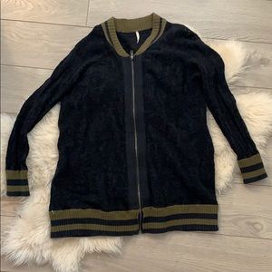 ❌SOLD❌Free People Zip Up Cardigan!